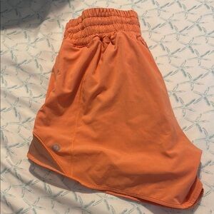 lululemon athletica Orange Athletic Shorts